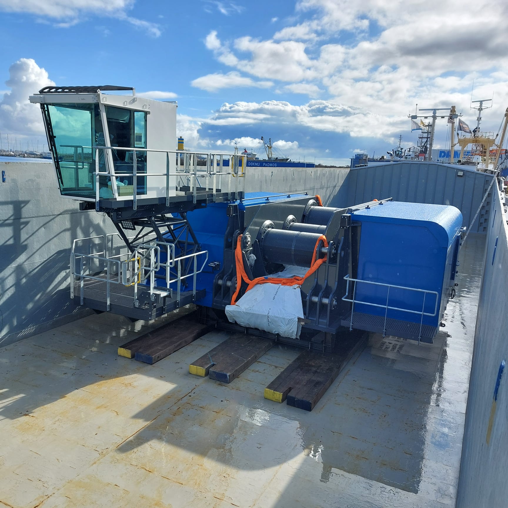 Speciaal transport kraan